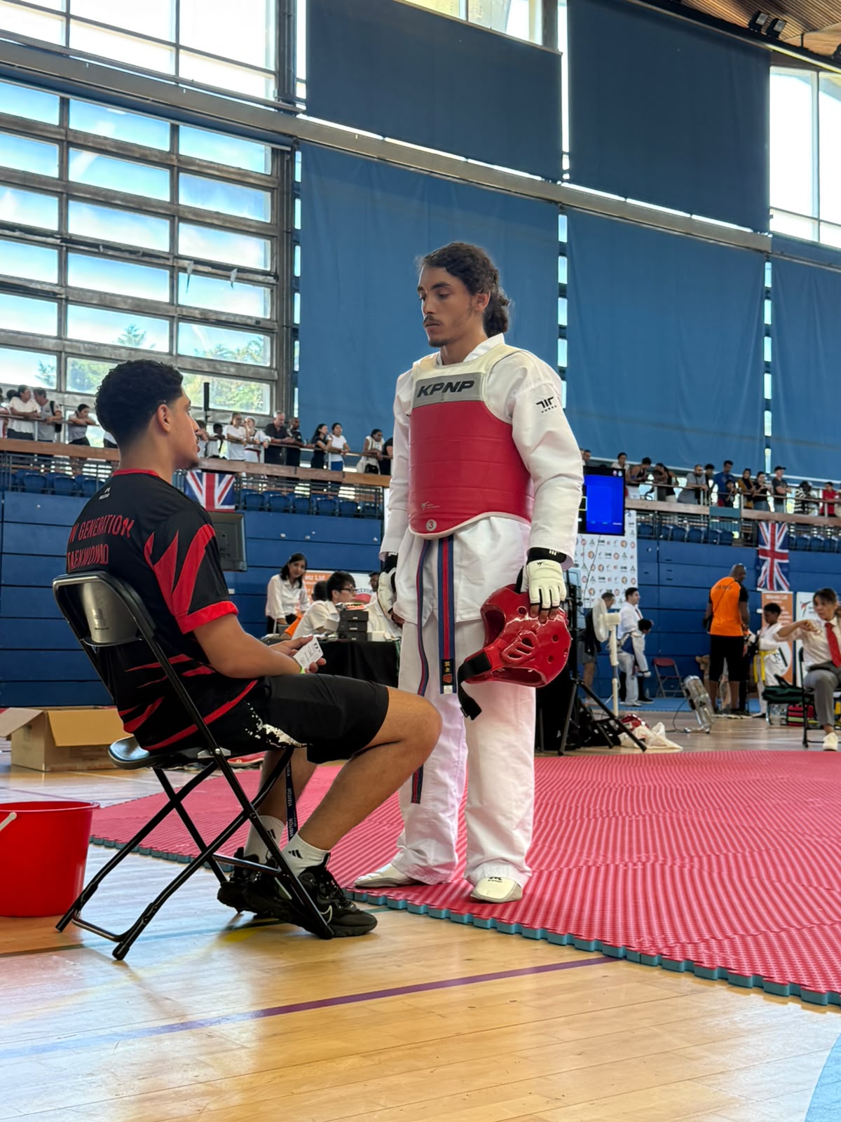 Teen taekwondo athlete in competition at New Generation Taekwondo Club in Putney and Wandsworth